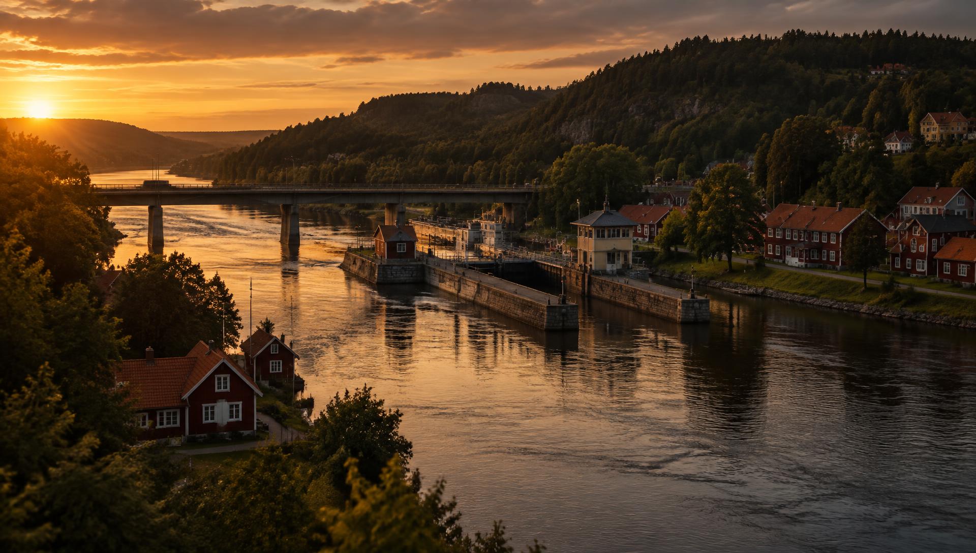 Miljöbild från Lilla Edet